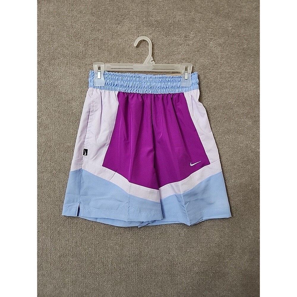 Nike Icon Woven Basketball Shorts Mens S Purple Blue Lightweight DriFit NEW